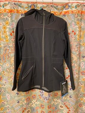 KÜHL Women’s Klash Trench Jacket Medium Carbon Softshell NWT